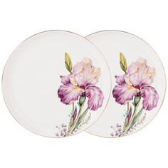Тарелки тарелка LEFARD Irises 23см обеденная фарфор