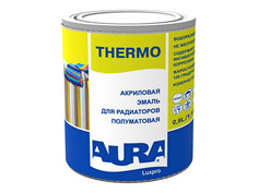 Краски и эмали для радиаторов эмаль акриловая для радиаторов AURA LUXPRO TERMO 0,9л, арт.4607003911225