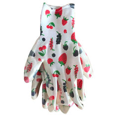 Перчатки садовые перчатки Ягоды нитриловое покрытие M Garden Show