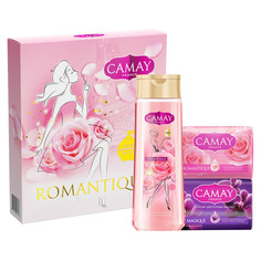 Наборы подарочные для женщин набор CAMAY Romantique: гель для душа 250мл, мыло 2шт 85г
