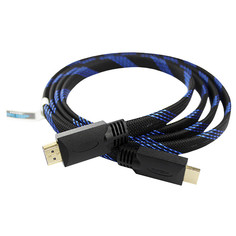 Кабели кабель HDMI - HDMI v2.0b HDR 1.8 м сине-черн. Mobiledata
