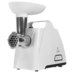 Мясорубки электрические мясорубка LEX LX 4001-2 1500Вт 1,6кг/мин 2нас. 2реш. бел.