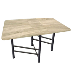 Столы для кухни стол-книжка РИМ 1400х880х750мм дуб сонома ЛДСП\металл
