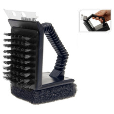 Принадлежности для гриля щетка для гриля 3в1 10x7x12см нерж.сталь/пластик.ручка Koopman