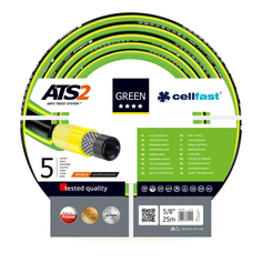 Армированные шланги шланг садовый GREEN ATS2 5/8 25м пятислойный Cellfast