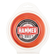 Лески для триммеров и кос леска для триммеров HAMMER ROUND, 2,0 мм, 15 м, круг