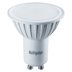 Лампы светодиодные лампа светодиодная NAVIGATOR 7Вт 525Лм 3000K GU10 PAR16 230В матовый спот