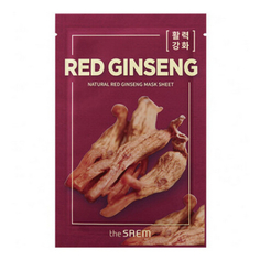 The Saem, Маска для лица Natural Red Ginseng, 21 мл