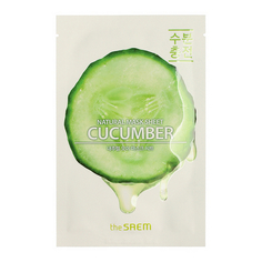 The Saem, Маска для лица Natural Cucumber, 21 мл