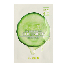 The Saem, Маска для лица Natural Cucumber, 21 мл