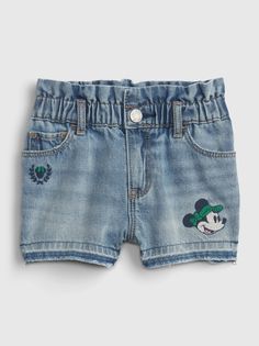 Шорты джинсовые Just Like Mom с принтом из коллекции babyGap Disney Minnie Mouse