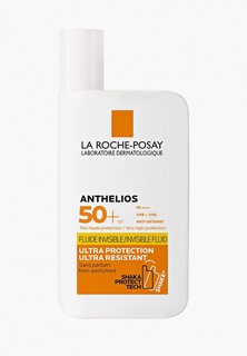 Флюид для лица La Roche-Posay и кожи вокруг глаз ANTHELIOS солнцезащитный, невидимый, SPF50+, 50 мл