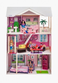 Дом для куклы Paremo "Сицилия", с мебелью 16 предметов, для кукол 30 см