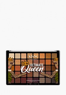 Палетка для глаз Nyx Professional Makeup Лимитированная, Ultimate Queen Shadow Palette, в 40 оттенках, № 02, 305 г
