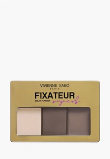 Набор для макияжа бровей Vivienne Sabo "Fixateur Superb" тон 01