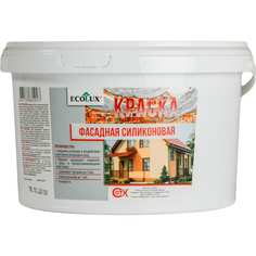 Фасадная силиконовая краска Ecolux