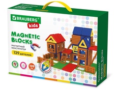 Конструктор Brauberg Mega Magnetic Build Blocks-129 Построй дом 129 дет. 663850