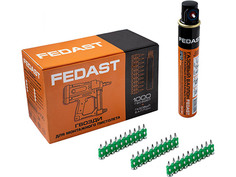 Гвозди Гвозди усиленные Fedast 3.0x19mm для монтажного пистолета fd3019egfc
