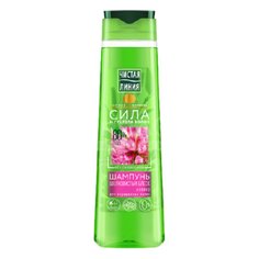 Шампунь Чистая линия, Шелк и блеск Клевер, для окрашенных волос, 400 мл