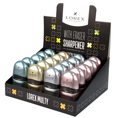 Точилка Lorex Multi mindbending с ластиком в ассортименте