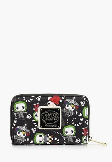 Кошелек Loungefly POP Beetlejuice AOP Zip Around Wallet BTJWA0007