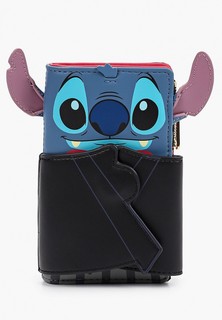 Кошелек Loungefly Disney Vampire Stitch Bow Tie Flap Wallet WDWA1758