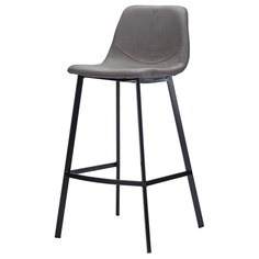 Стул полубарный hugh (bergenson bjorn) серый 46x91x48 см.