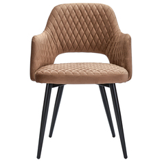 Кресло burgos (bergenson bjorn) коричневый 55x79x56 см.