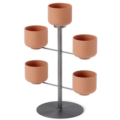 Подставка для растений terrapotta, titanium (umbra) коричневый 29x38x29 см.