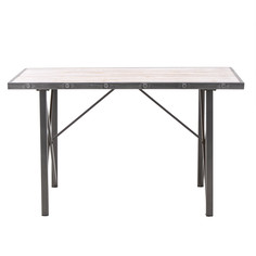Стол fimia (to4rooms) серый 138.0x80.0x86.0 см.