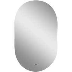 Зеркало Континент Fleur 700х1200, теплая подсветка, бесконтактный диммируемый овальный сенсор