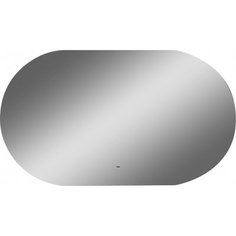 Зеркало Континент Fleur 1000х600, теплая подсветка, бесконтактный диммируемый овальный сенсор
