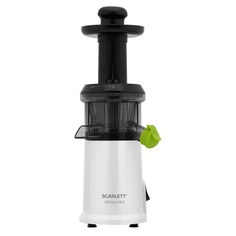 Соковыжималка шнековая Scarlett SC-JE50S55 200Вт белый/черный