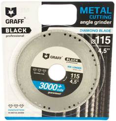 Диск алмазный по металлу Graff Black 115 115x22,23