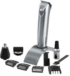Триммер Wahl Stainless Steel серебристый (насадок в компл:6шт)