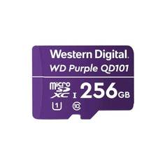 Карта памяти WD microSDXC 256Gb Class10 WDD256G1P0C Purple w/o adapter