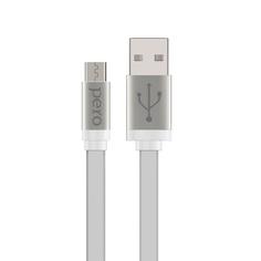 Дата-кабель PERO micro-USB, 2А, 0.2м, белый ПЕРО