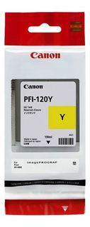 Картридж струйный Canon PFI-120 Y 2888C001 желтый (130мл) для Canon imagePROGRAF TM-200/205