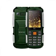 Мобильный телефон BQ BQ-2430 Tank Power Green Silver