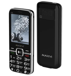 Мобильный телефон MAXVI P18 BLACK (3 SIM)