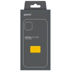 Чехол клип-кейс PERO софт-тач для Apple iPhone SE 2020 жёлтый ПЕРО