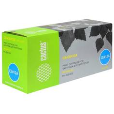 Картридж Cactus CS-CE412A для HP CLJ Pro 300/400/M351, желтый