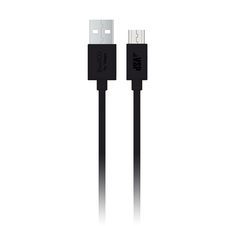 Дата-кабель BoraSCO USB - Micro USB, 2А, 3м, черный