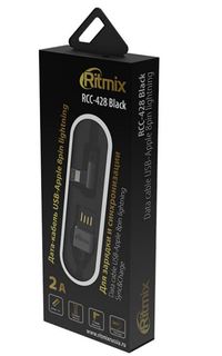 Кабель RITMIX RCC-428 USB-Apple 8pin lightning Black