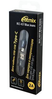 Кабель RITMIX RCC-437 USB – Type-C 1м Jeans