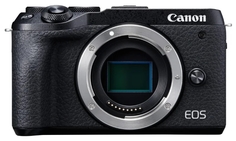 Цифровой фотоаппарат Canon EOS M6 Mark II черный (без объектива)