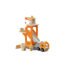 Набор Стройка (кран,машина,фигурки,кубики) в кор. VIGA 51616