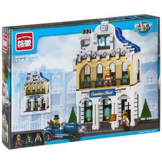 Конструктор "Отель" (628дет) в коробке 3 фигурки BRICK 1127 Brickmaster