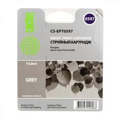Картридж Cactus CS-EPT0597 серый