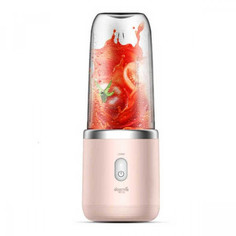 Блендер портативный Deerma Fruit Cup 400ml Pink DEM-NU05 Xiaomi